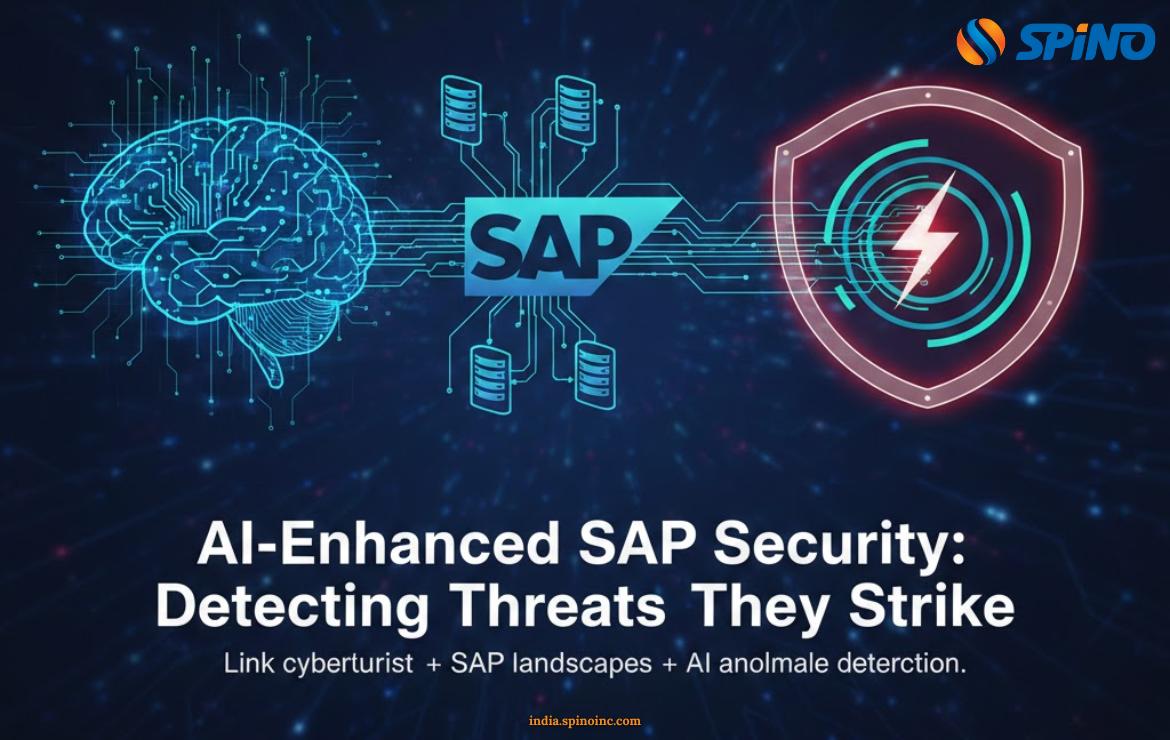 AI-Enhanced SAP Security solution by Spino Inc detecting cyber threats in real-time.